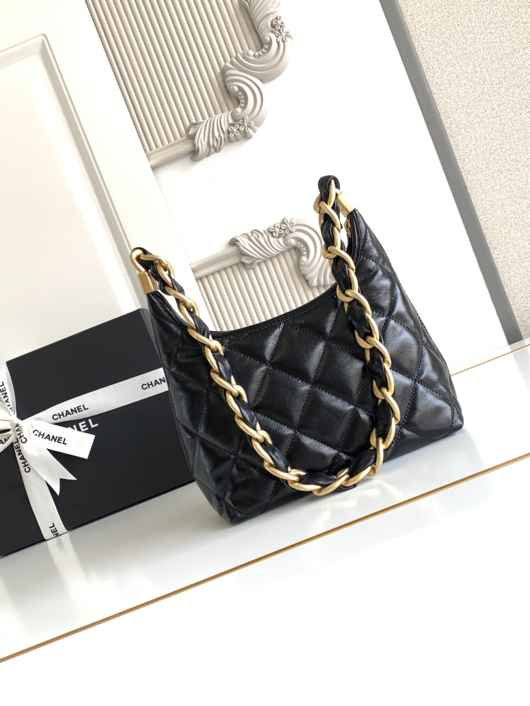 Ch@nel 2025SS Hobo Bag-22.5x19.5x8.5CM