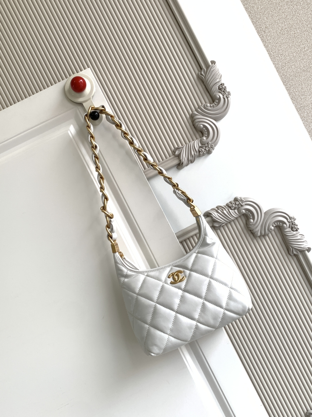 Ch@nel 2025SS Hobo Bag-22.5x19.5x8.5CM