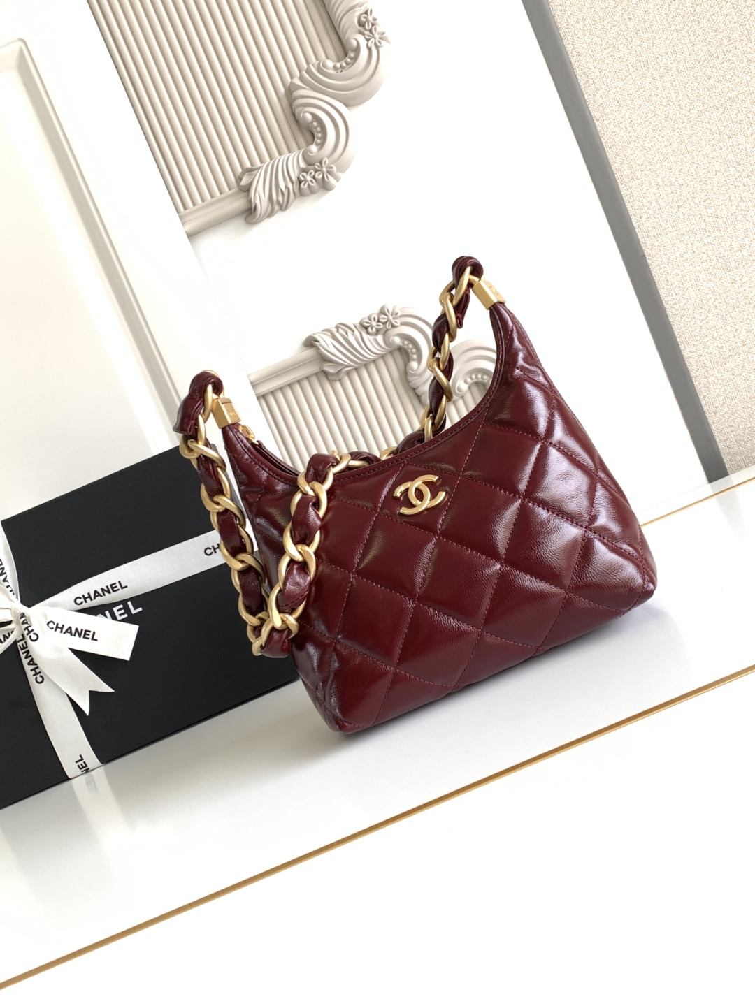 Ch@nel 2025SS Hobo Bag-22.5x19.5x8.5CM