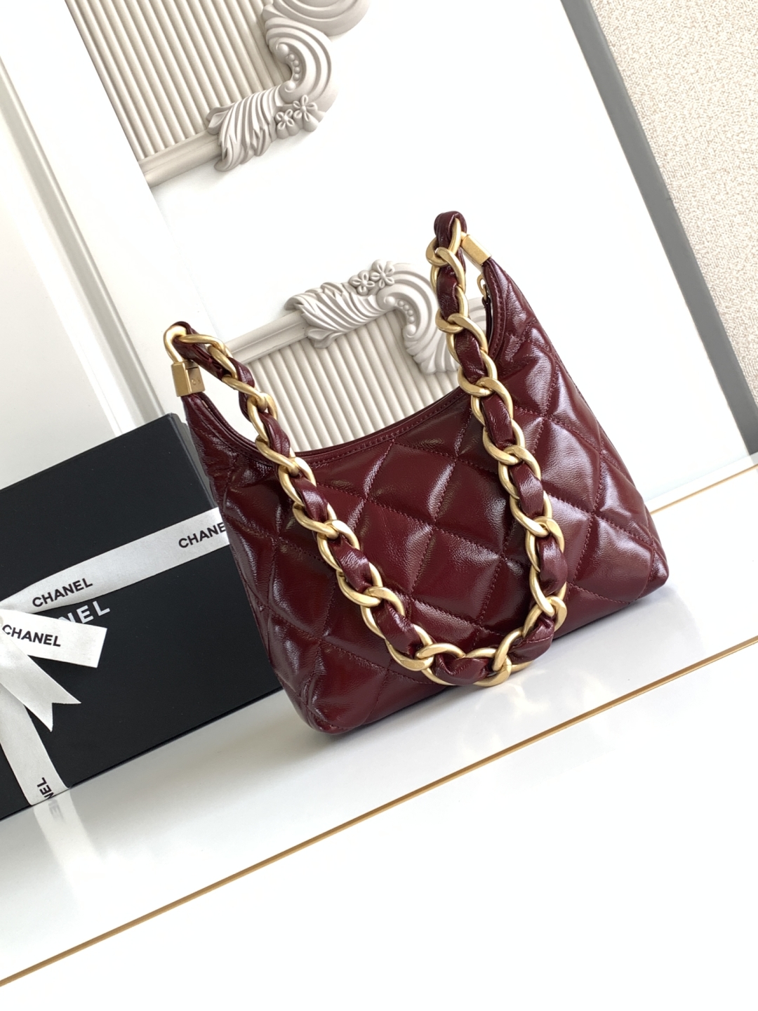 Ch@nel 2025SS Hobo Bag-22.5x19.5x8.5CM