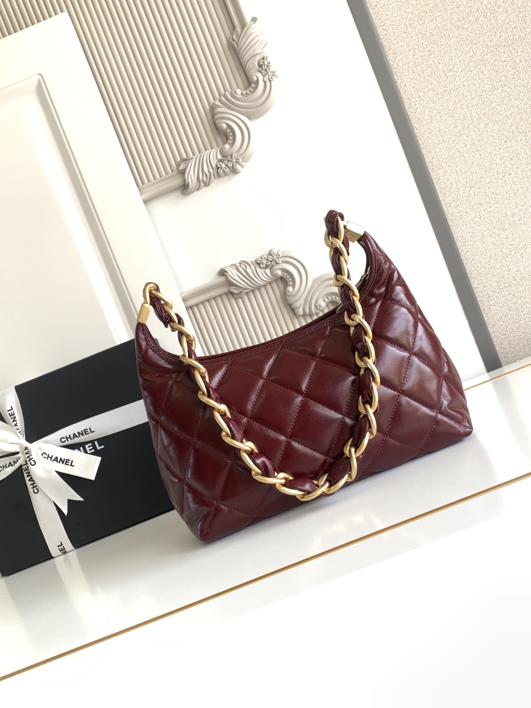Ch@nel 2025SS Hobo Bag-30x35x9CM