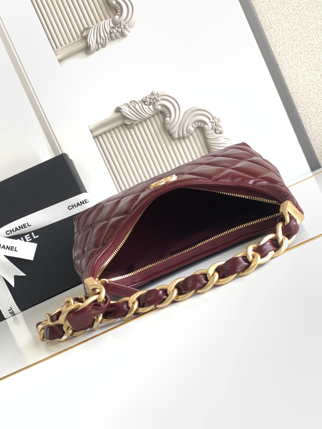 Ch@nel 2025SS Hobo Bag-30x35x9CM