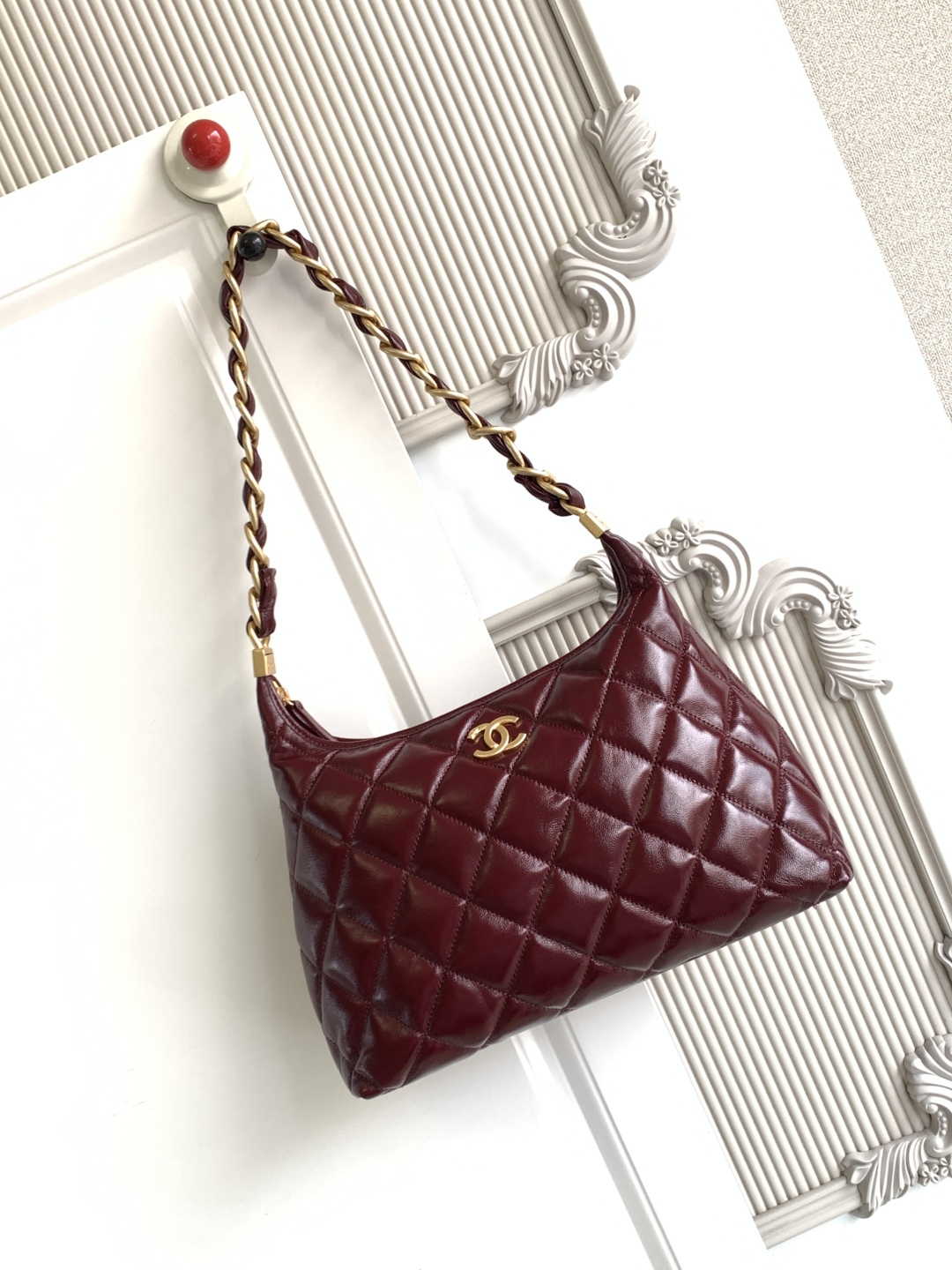 Ch@nel 2025SS Hobo Bag-32x30x12CM