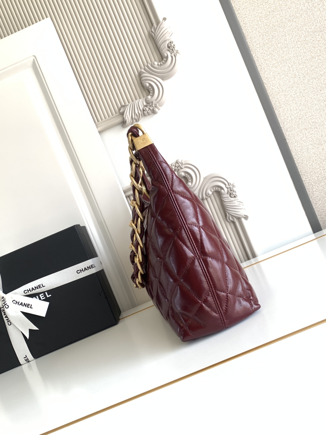 Ch@nel 2025SS Hobo Bag-32x30x12CM