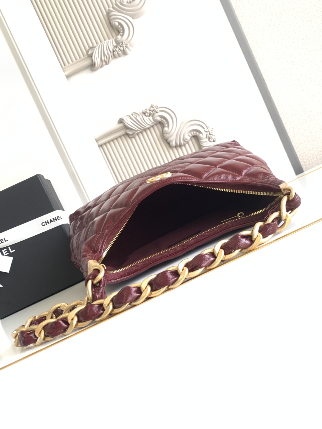 Ch@nel 2025SS Hobo Bag-32x30x12CM