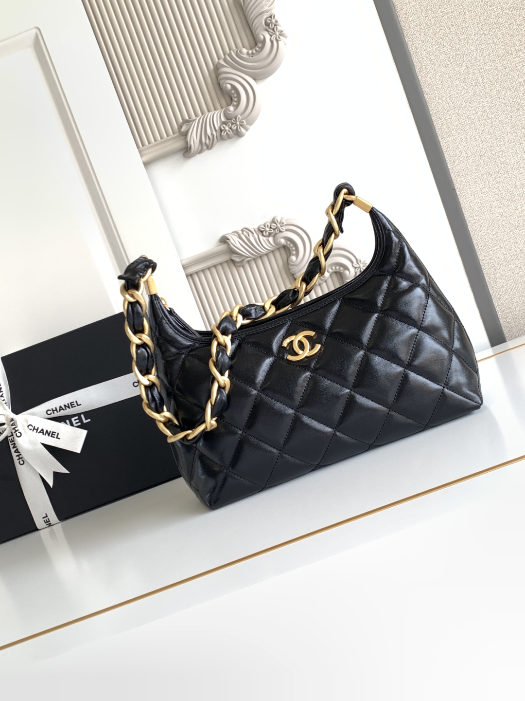 Ch@nel 2025SS Hobo Bag-30x35x9CM