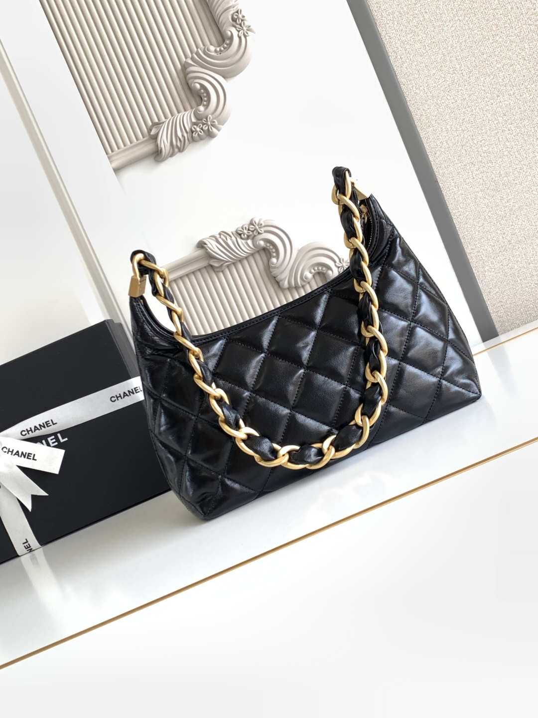 Ch@nel 2025SS Hobo Bag-30x35x9CM