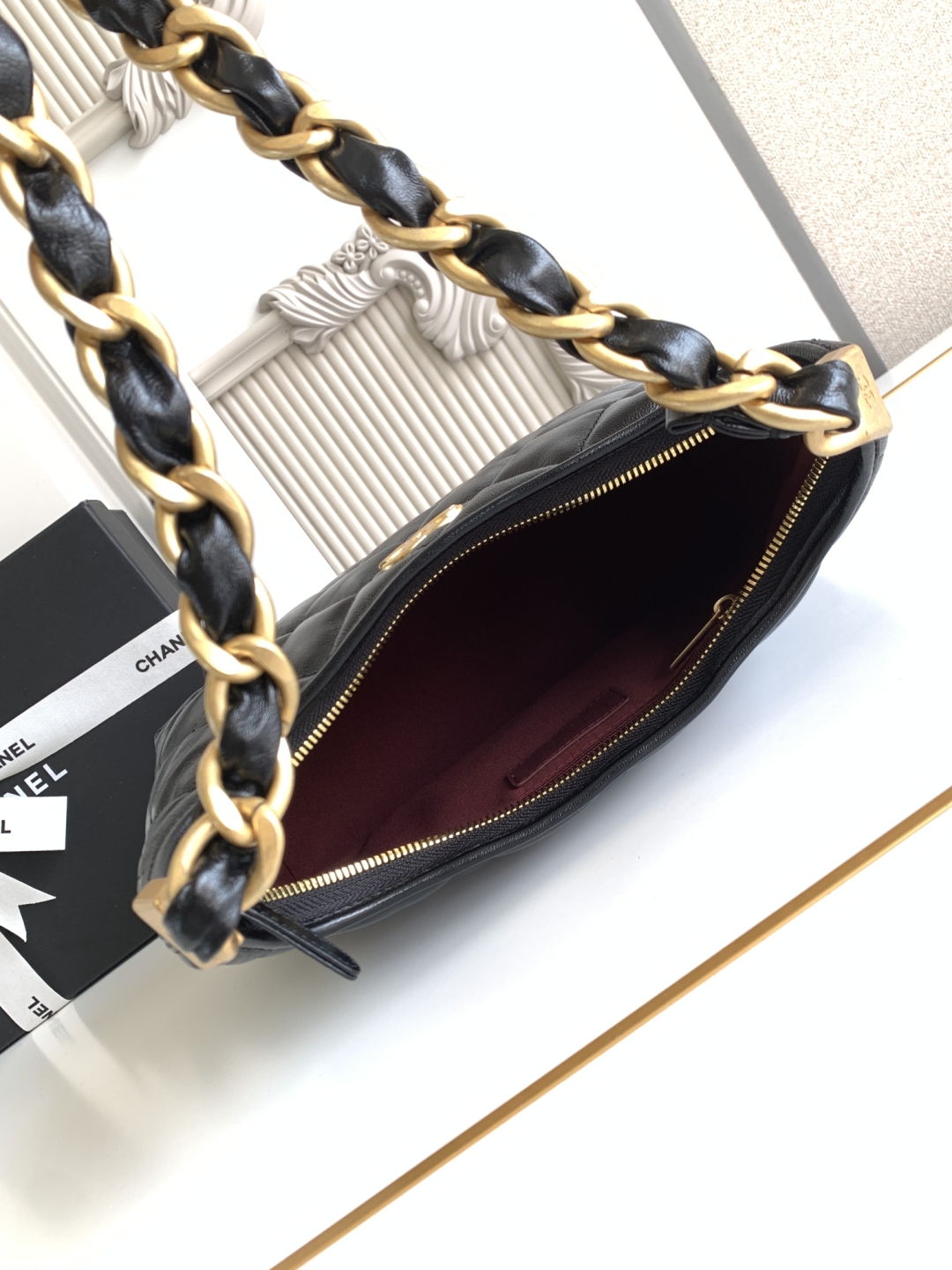 Ch@nel 2025SS Hobo Bag-30x35x9CM