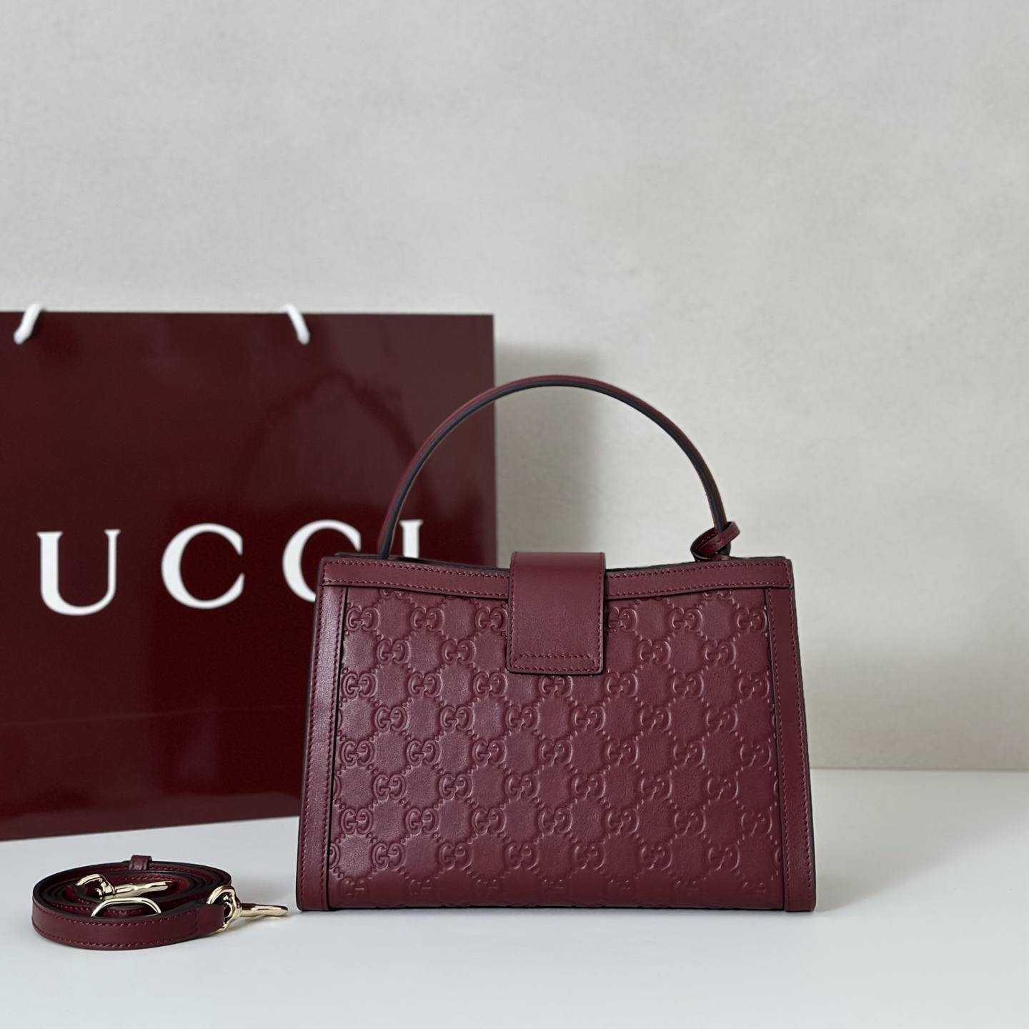 Gvc*1 Padlock Tote Bag-25.5*17.5*10CM