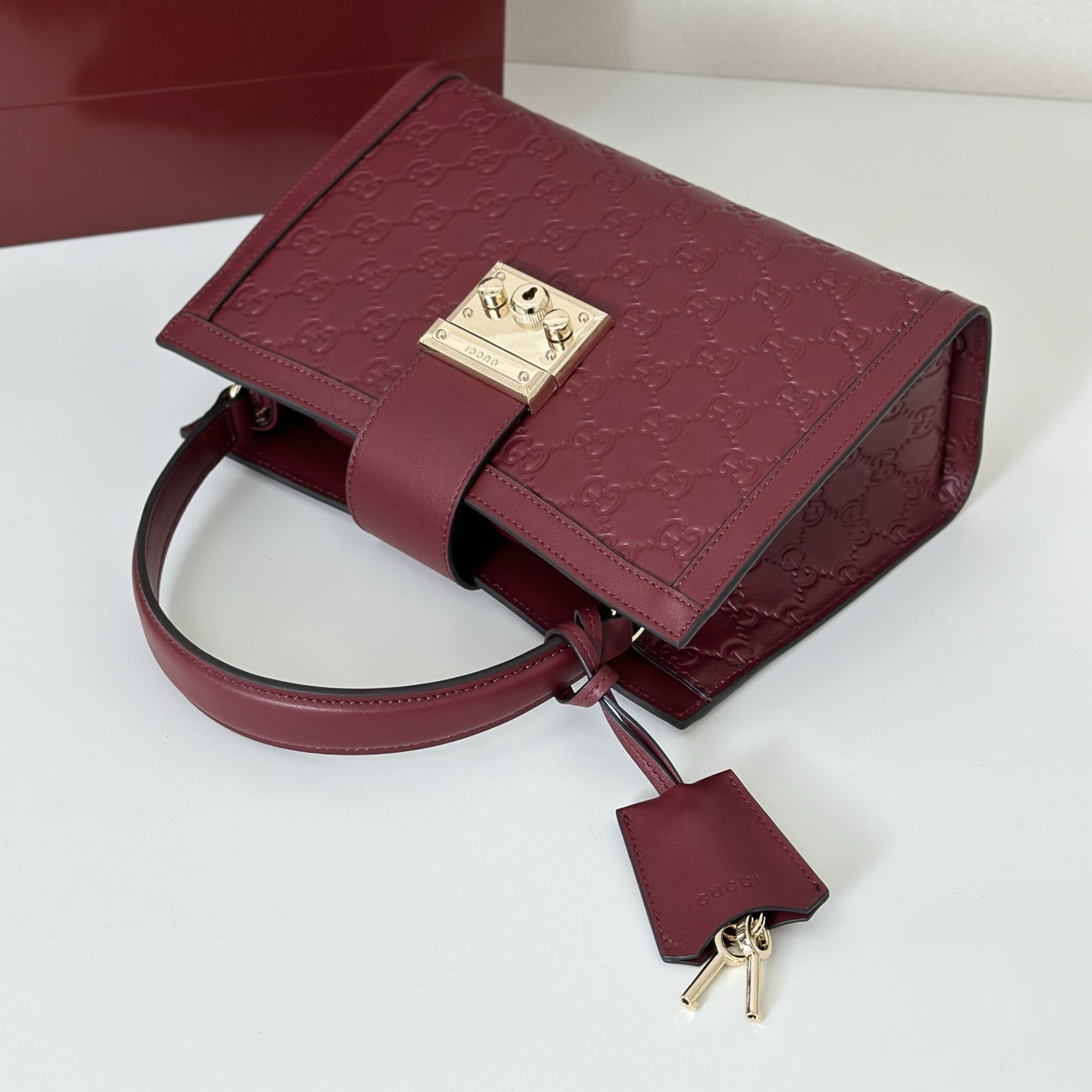 Gvc*1 Padlock Tote Bag-25.5*17.5*10CM