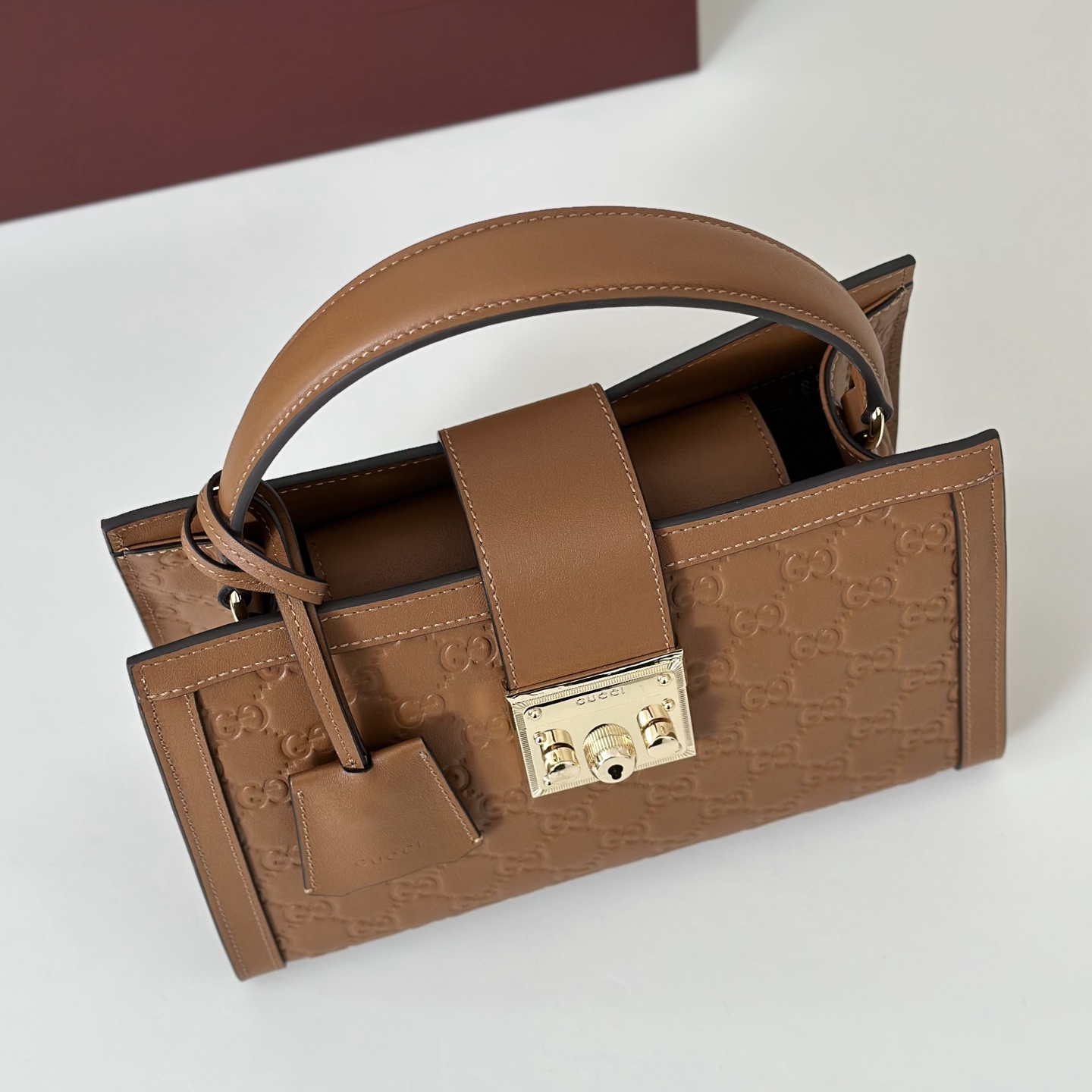 Gvc*1 Padlock Tote Bag-25.5*17.5*10CM