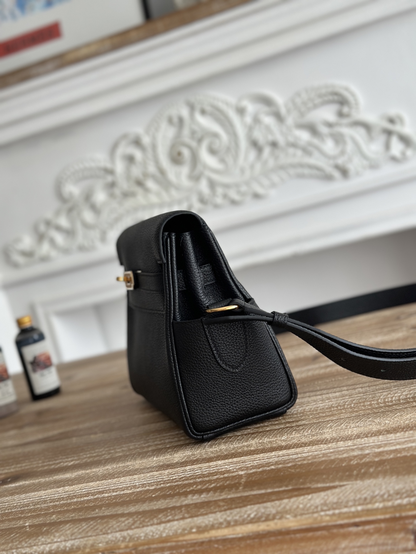 H**me5 Kelly Messenger Bag-Togo-25cm