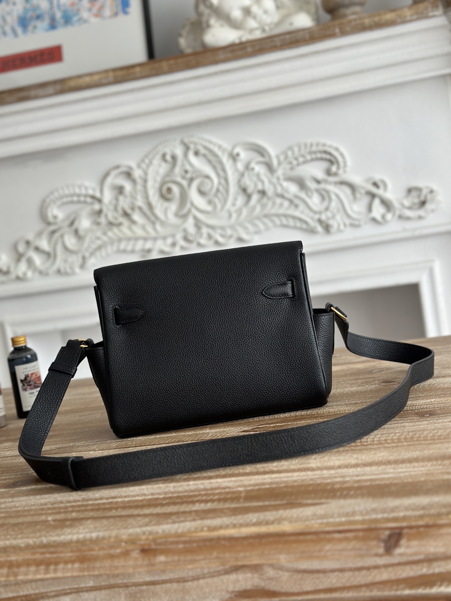 H**me5 Kelly Messenger Bag-Togo-25cm
