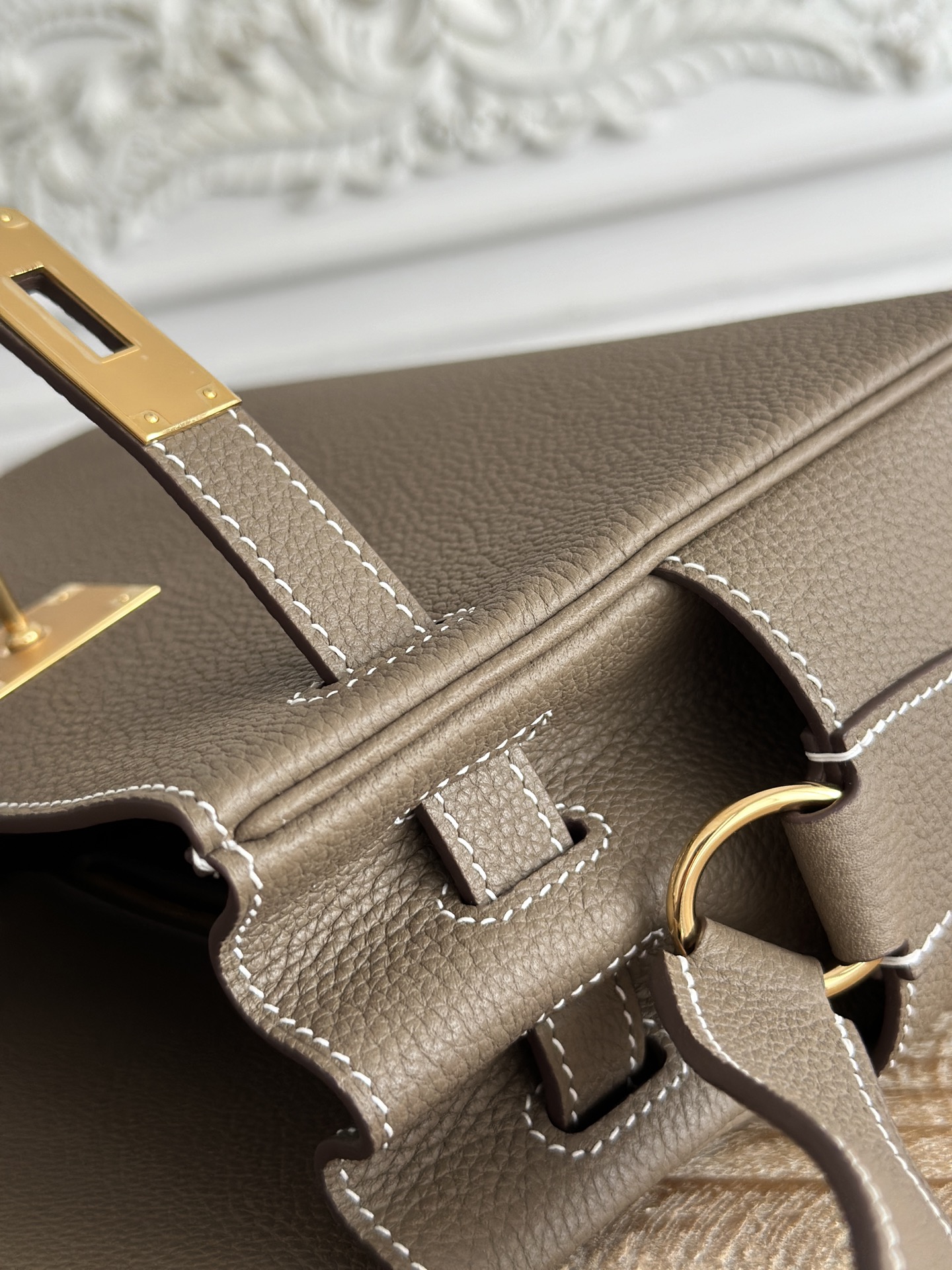 H**me5 Kelly Messenger Bag-Togo-25cm