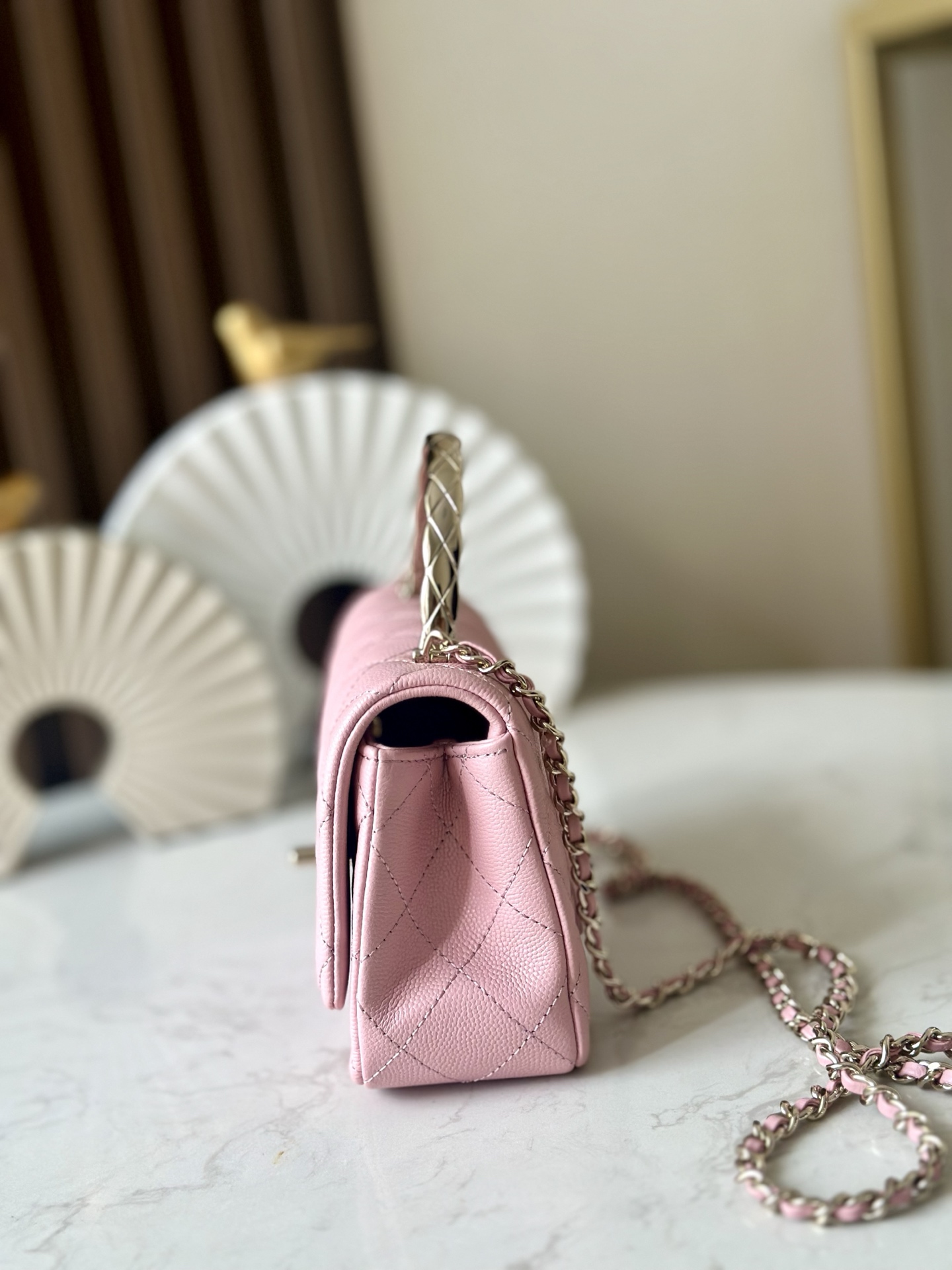 Ch@nel Flap Bag-12*18*6.5*cm