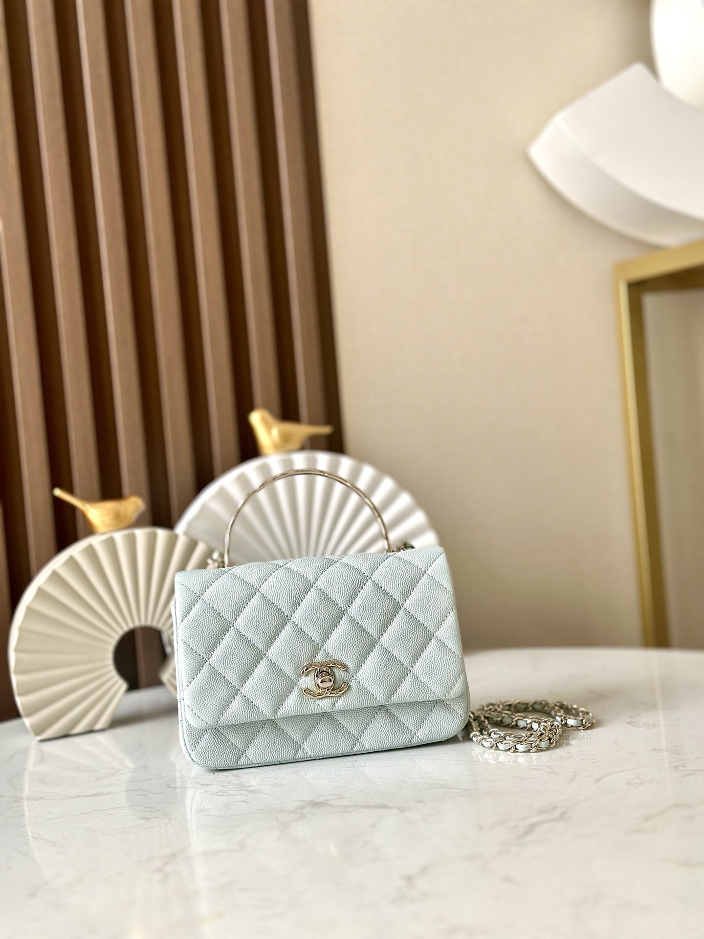 Ch@nel Flap Bag-12*18*6.5*cm