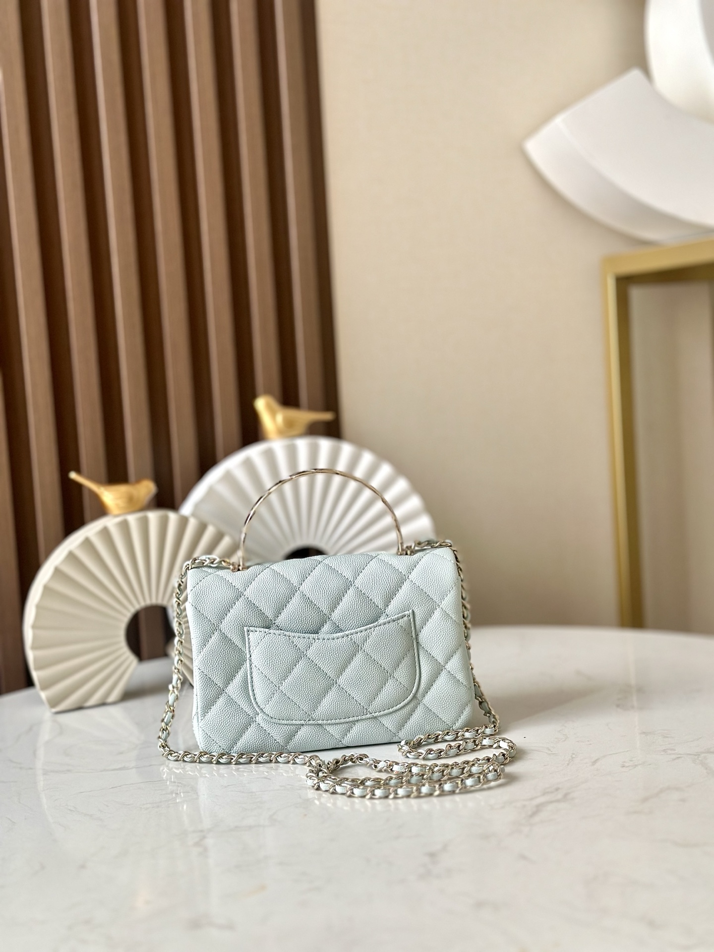 Ch@nel Flap Bag-12*18*6.5*cm
