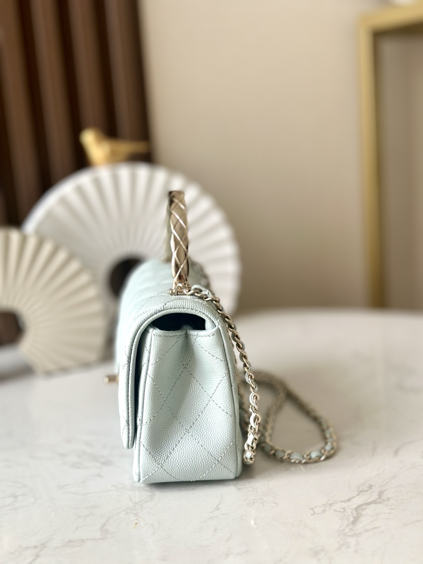 Ch@nel Flap Bag-12*18*6.5*cm