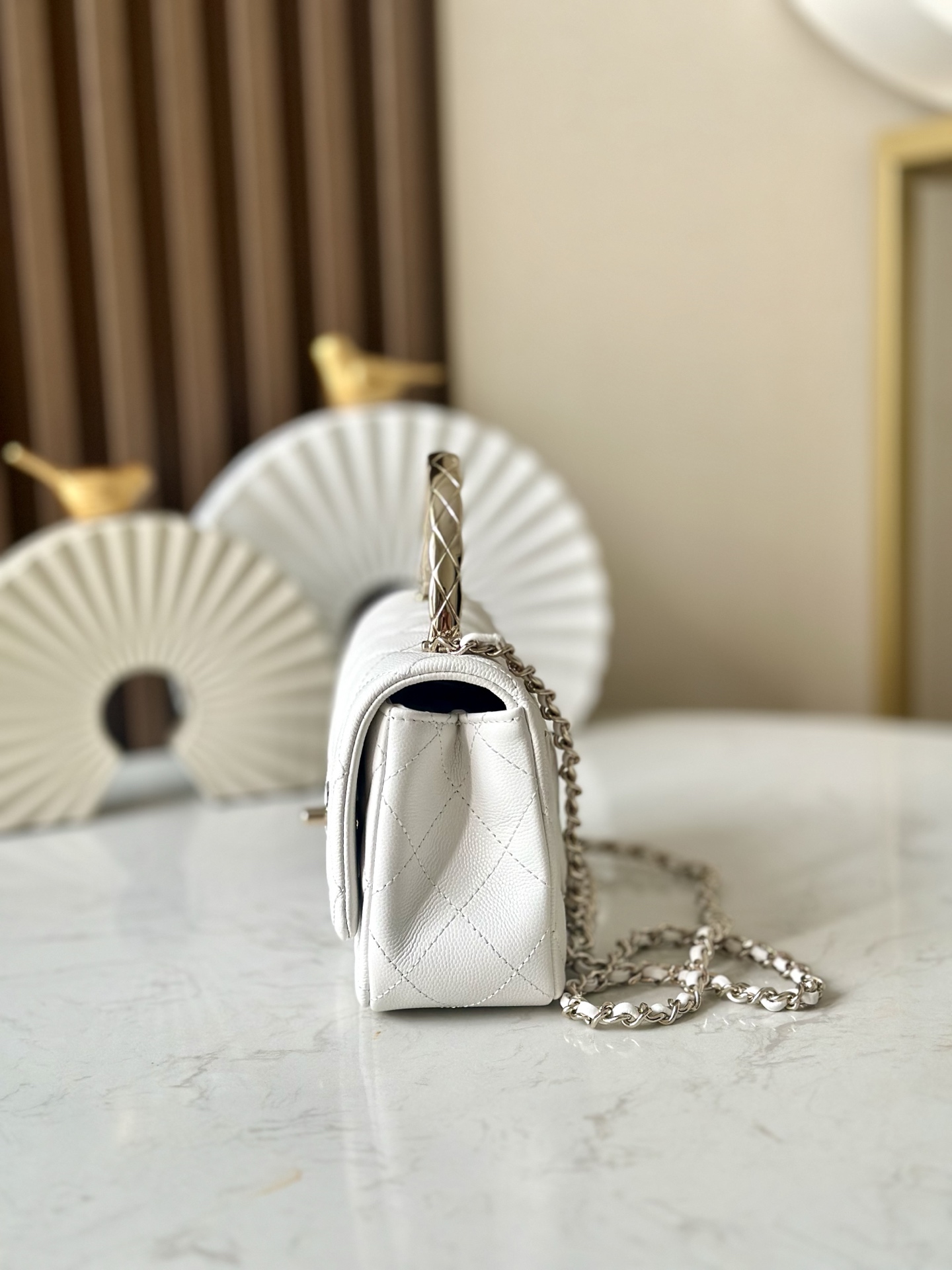 Ch@nel Flap Bag-12*18*6.5*cm