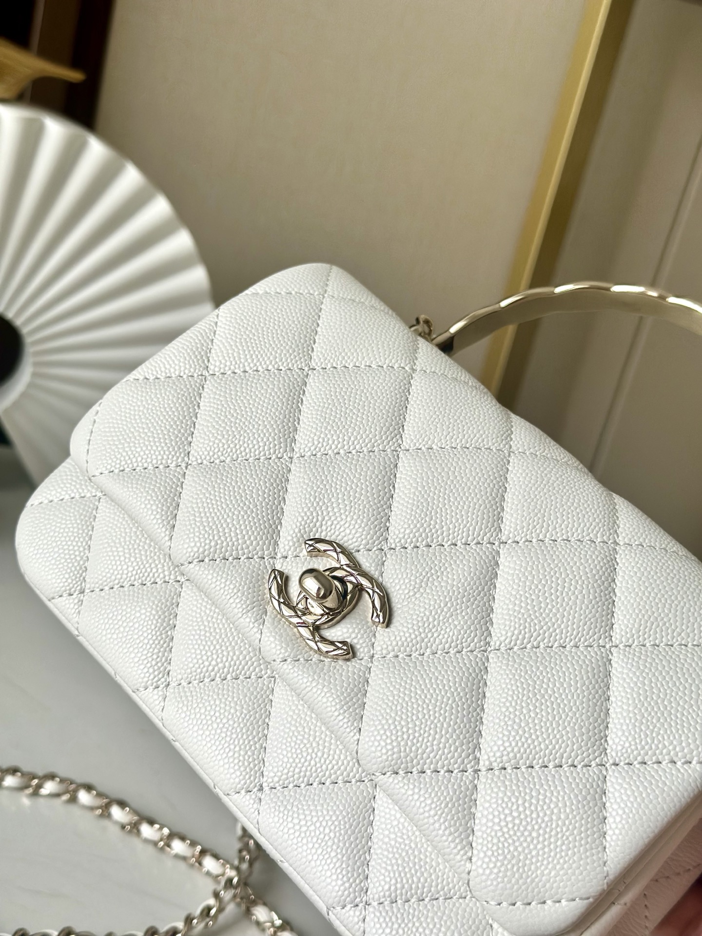 Ch@nel Flap Bag-12*18*6.5*cm