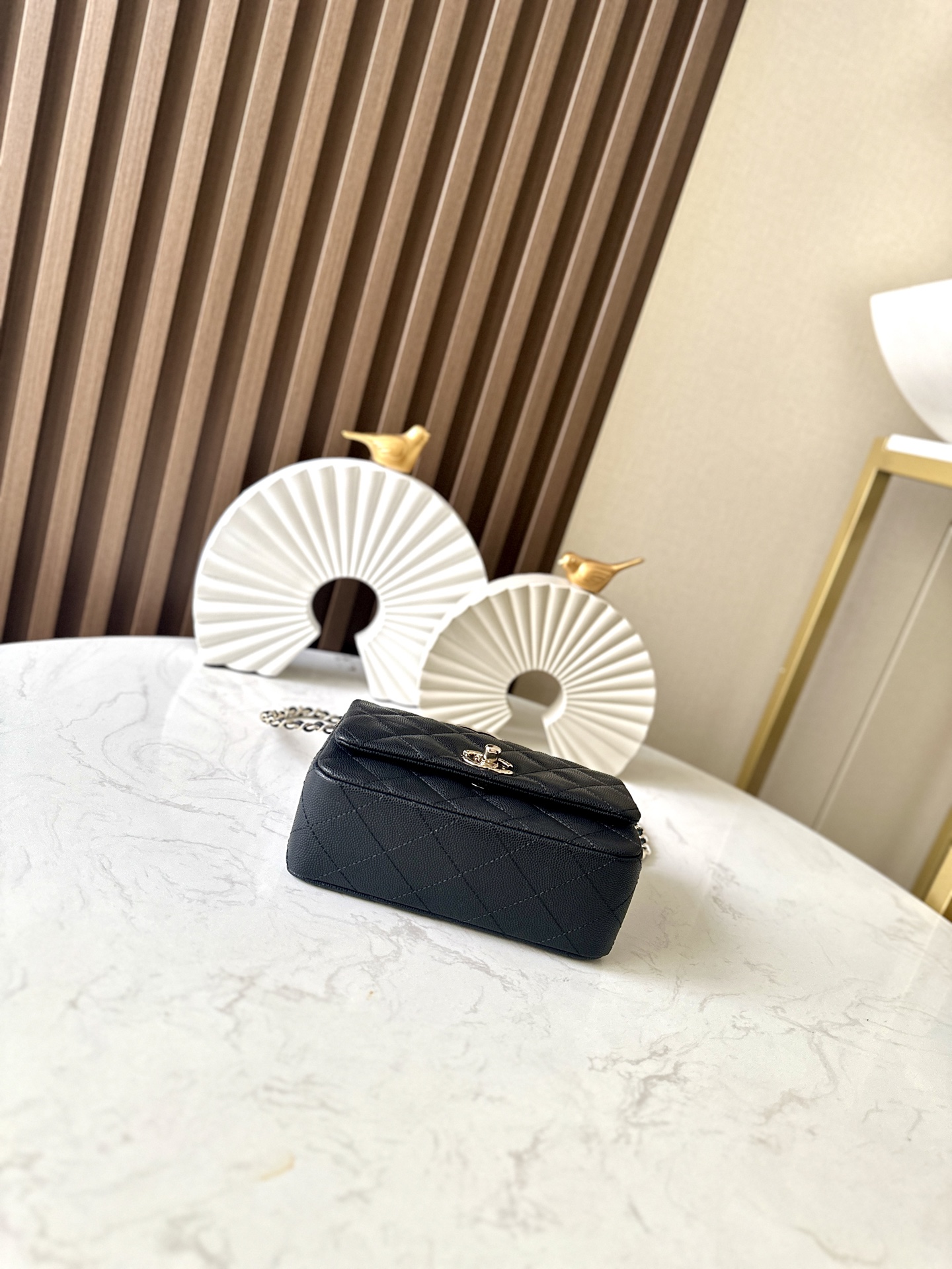 Ch@nel Flap Bag-12*18*6.5*cm