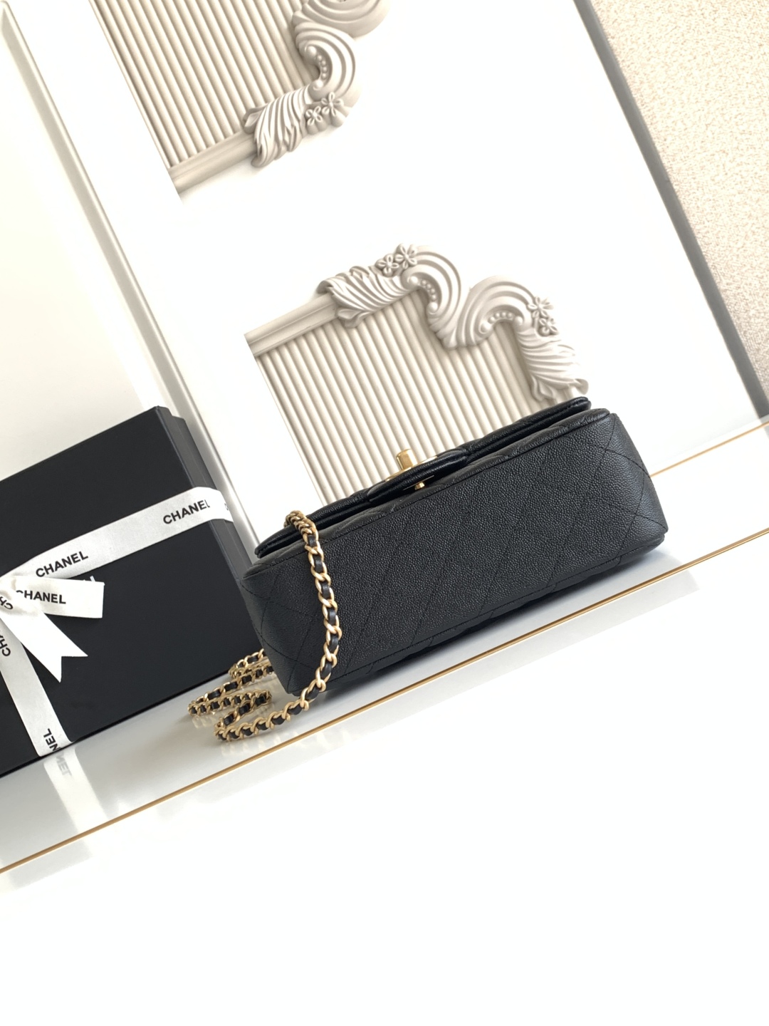 Ch@nel Flap Bag Mini CF handle -20x12x6cm