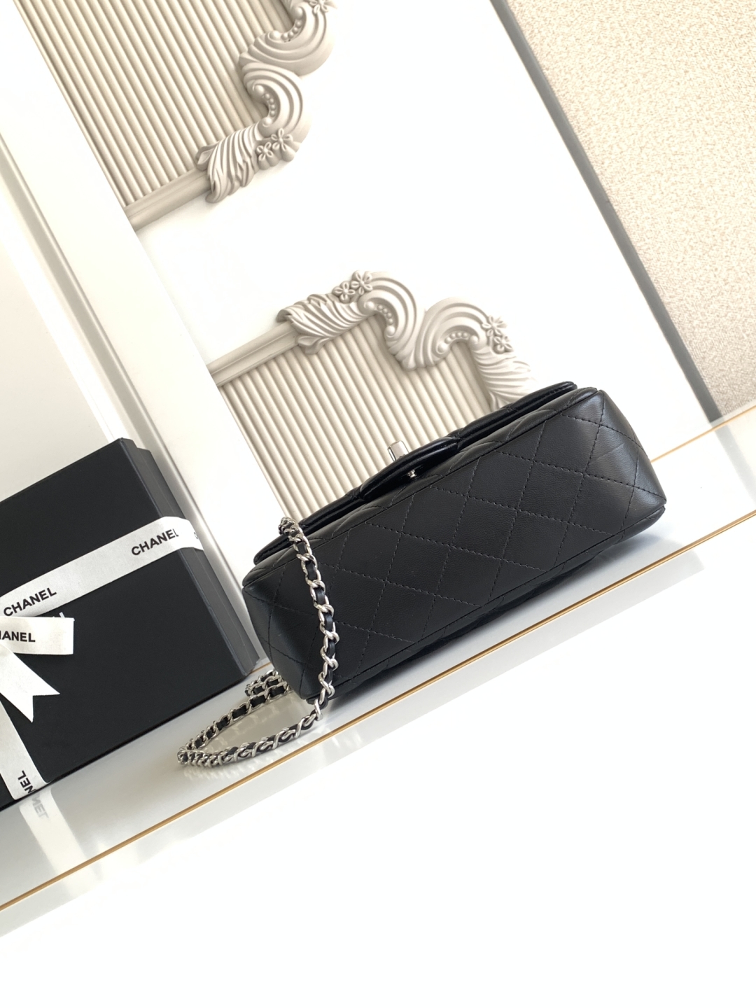 Ch@nel Flap Bag Mini CF handle -20x12x6cm