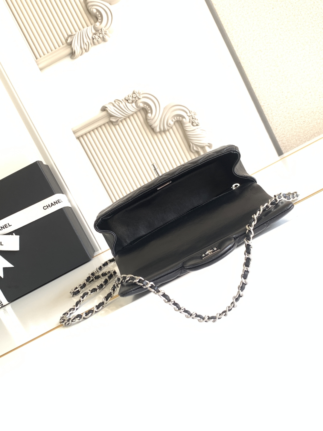 Ch@nel Flap Bag Mini CF handle -20x12x6cm