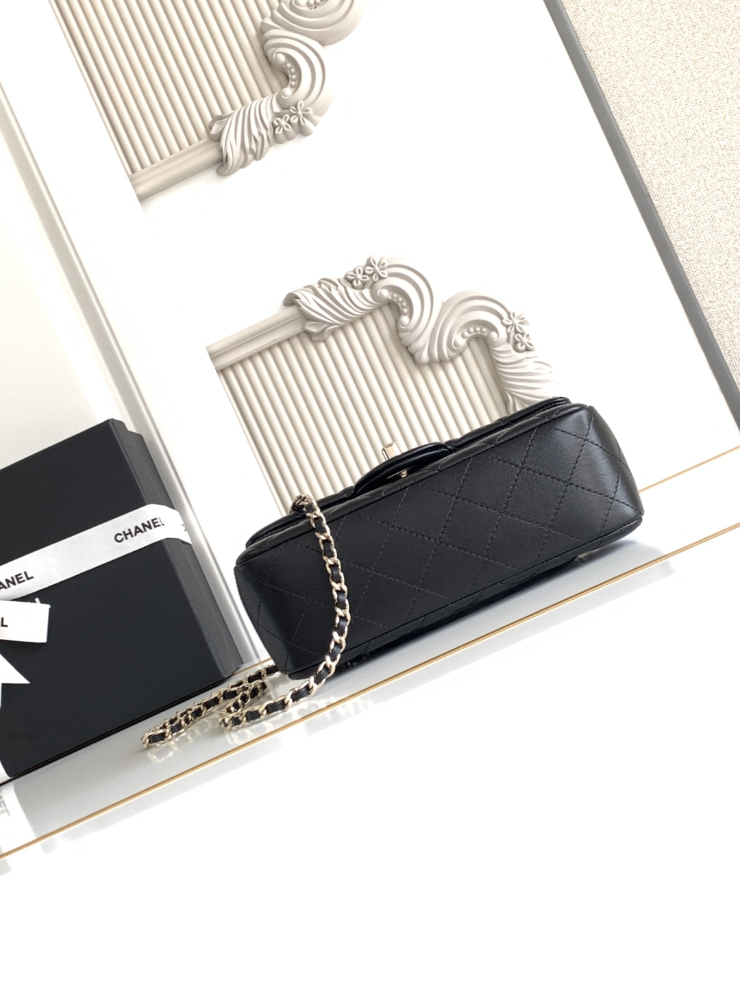Ch@nel Flap Bag Mini CF handle -20x12x6cm