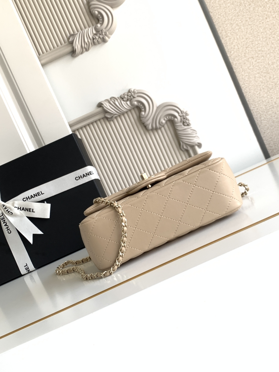 Ch@nel Flap Bag Mini CF handle -20x12x6cm