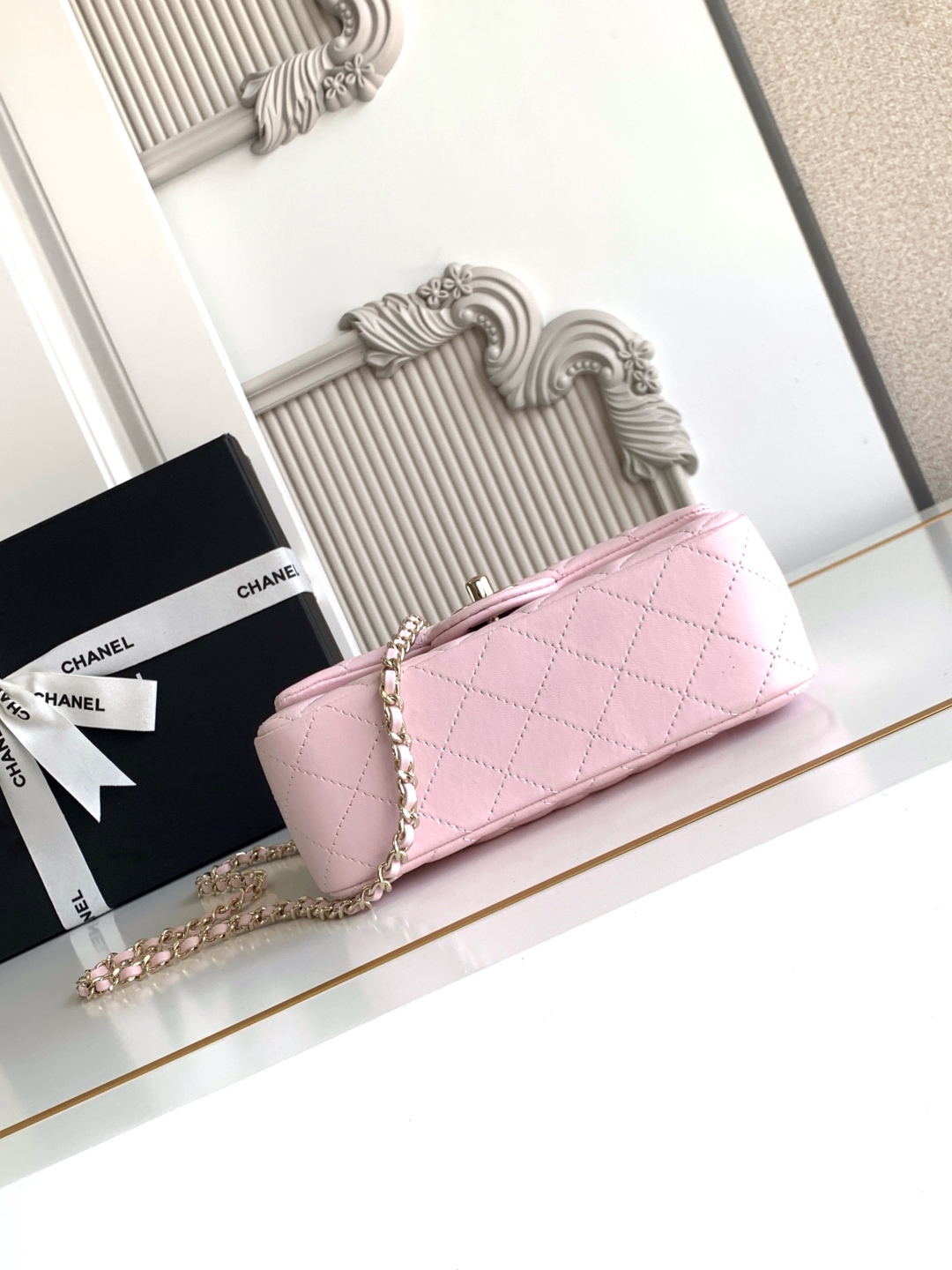 Ch@nel Flap Bag Mini CF handle -20x12x6cm
