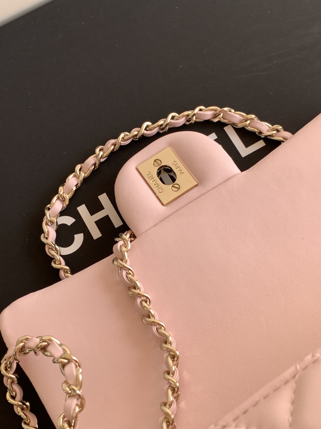 Ch@nel Flap Bag Mini CF handle -20x12x6cm