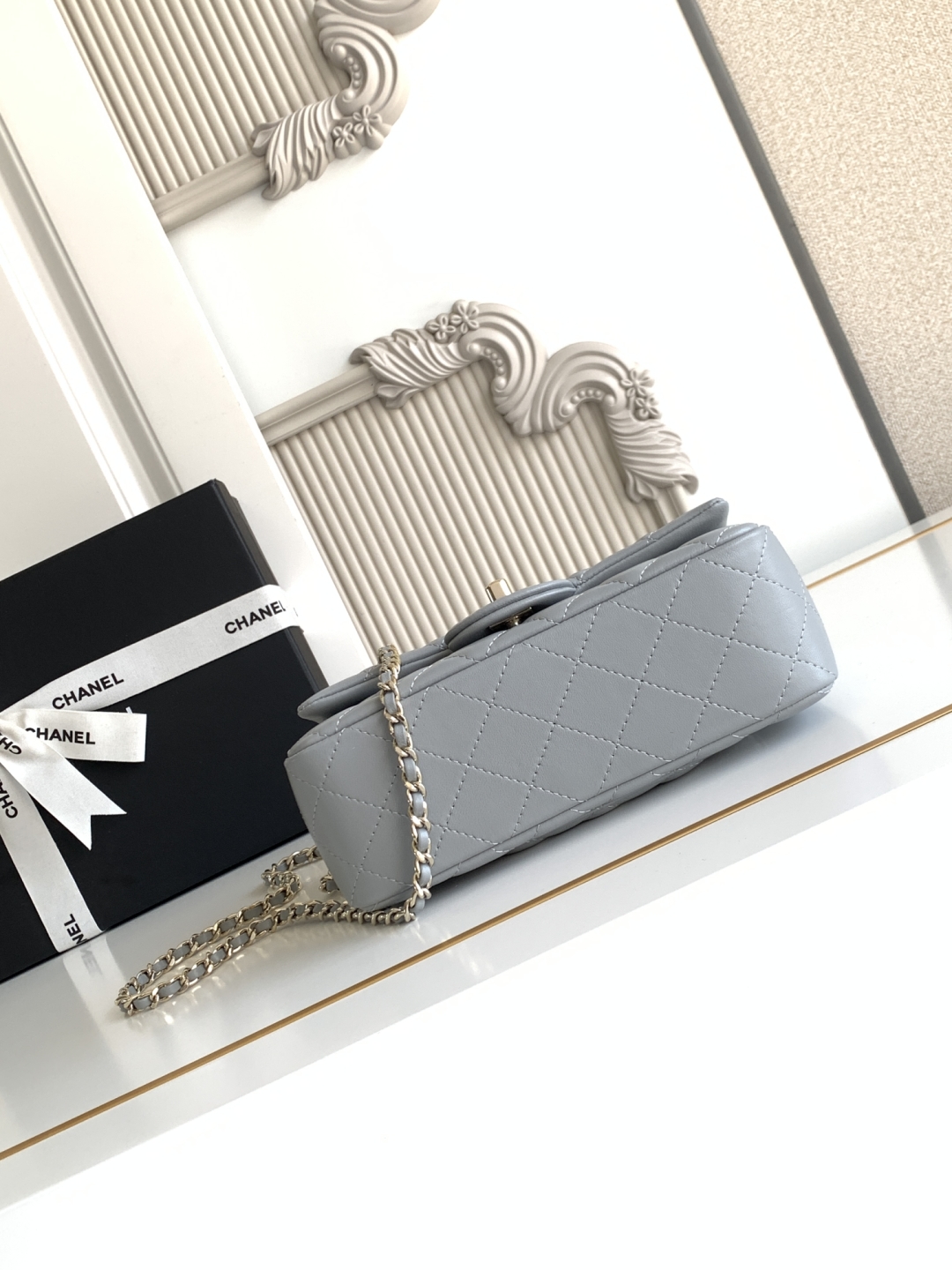 Ch@nel Flap Bag Mini CF handle -20x12x6cm