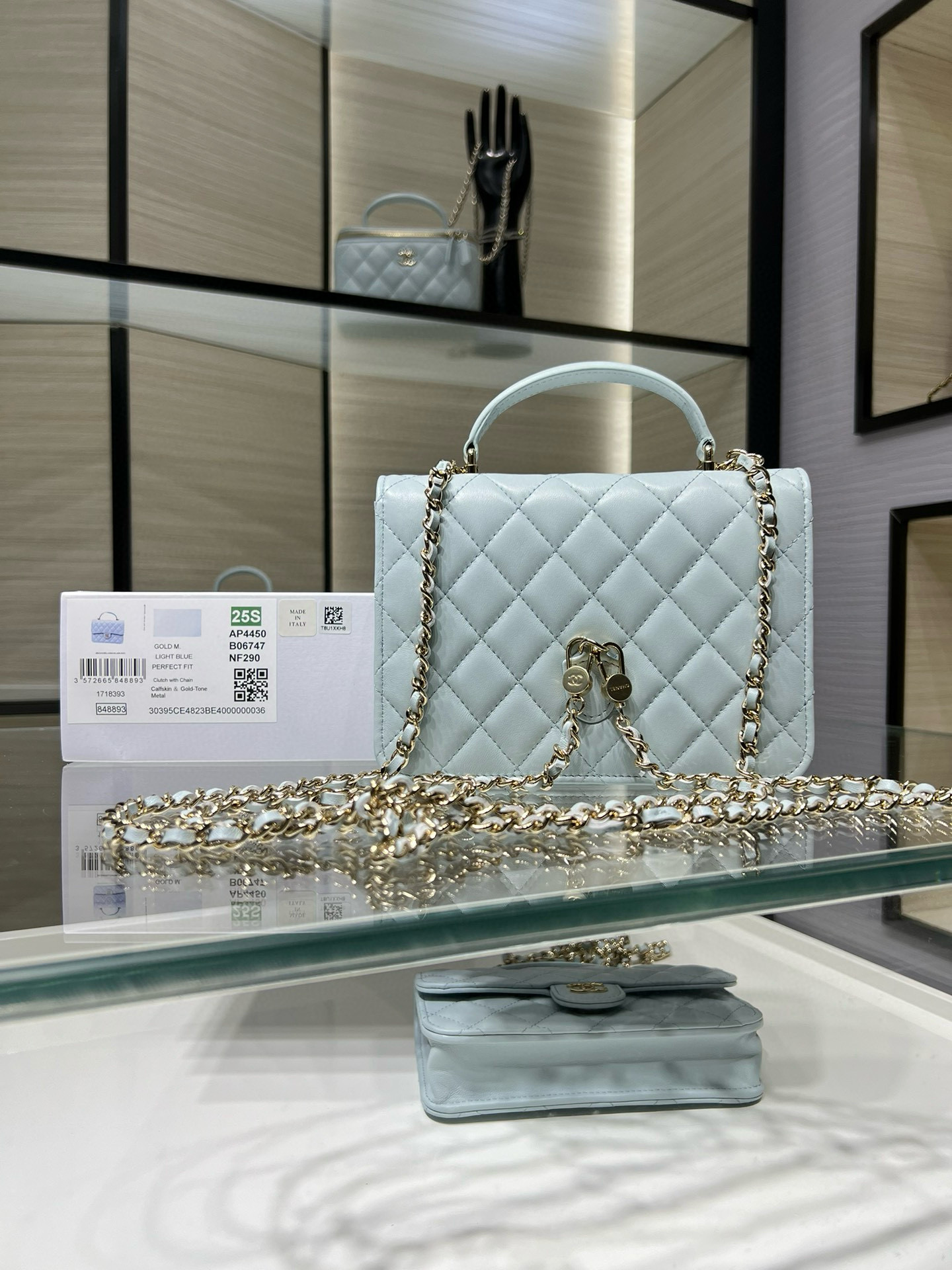 Ch@nel Flap Bag-14X18X3cm