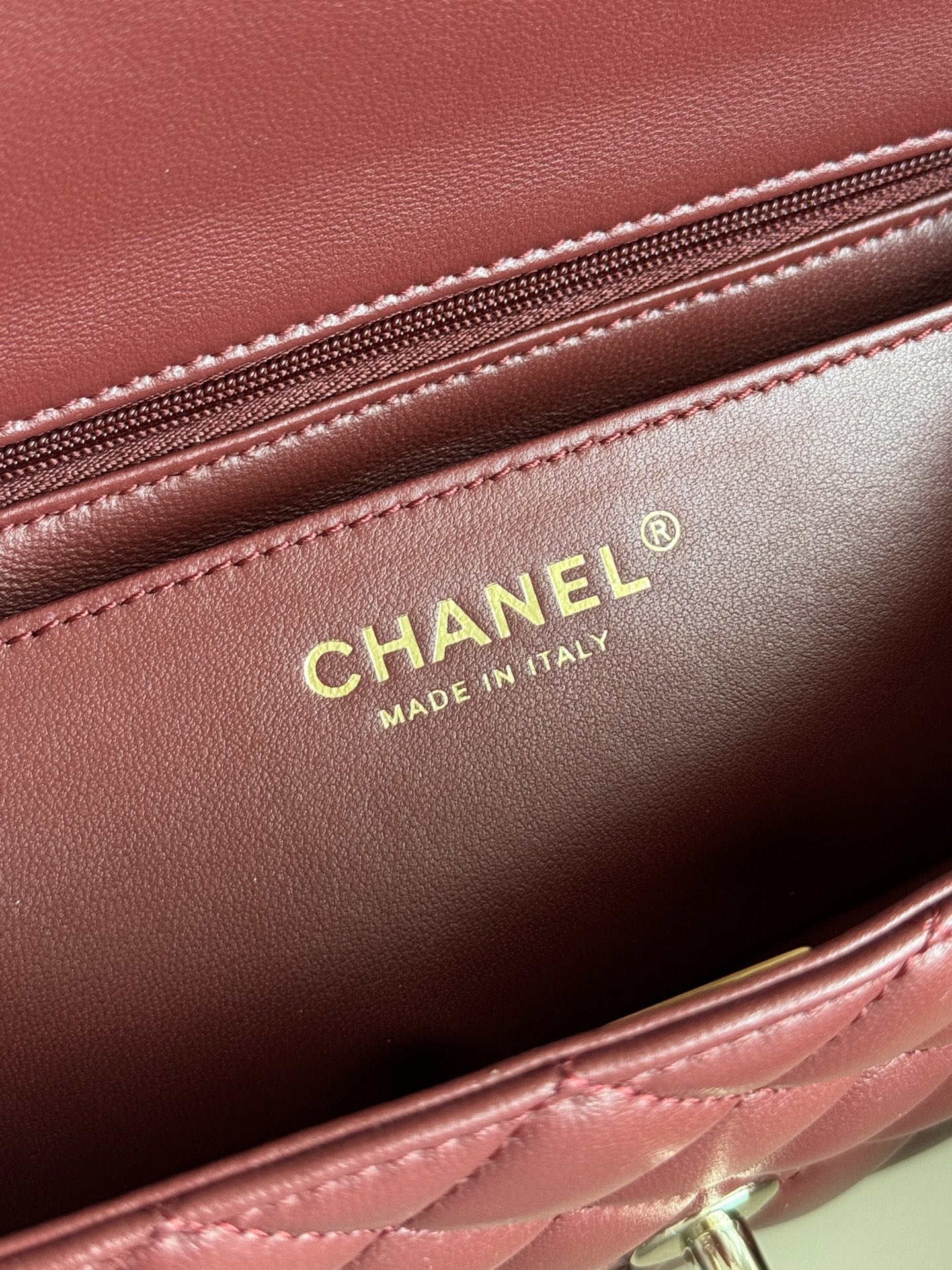 Ch@nel Flap Bag Mini CF handle -20*13*9cm