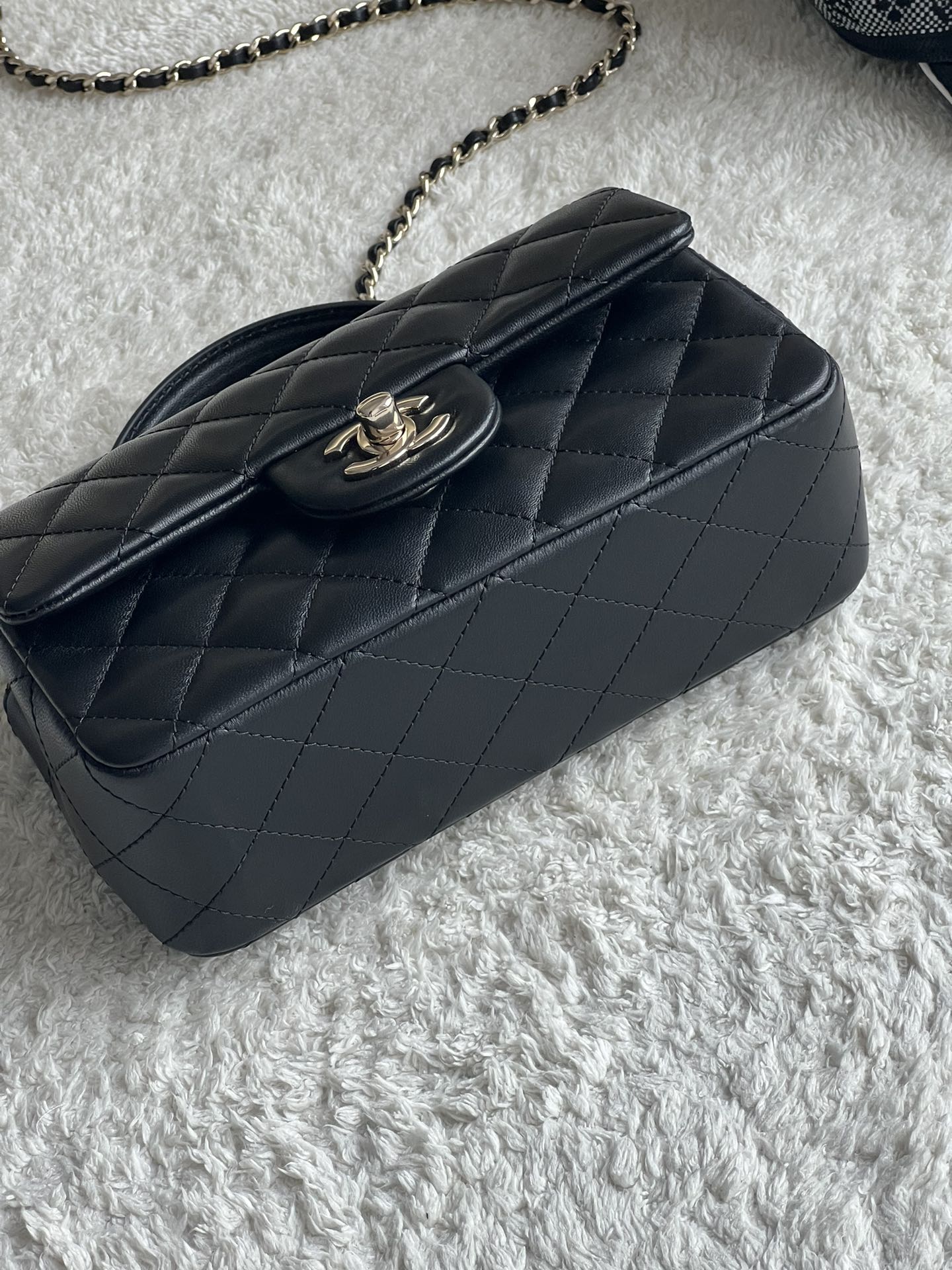 Ch@nel Flap Bag Mini CF handle -20*13*9cm