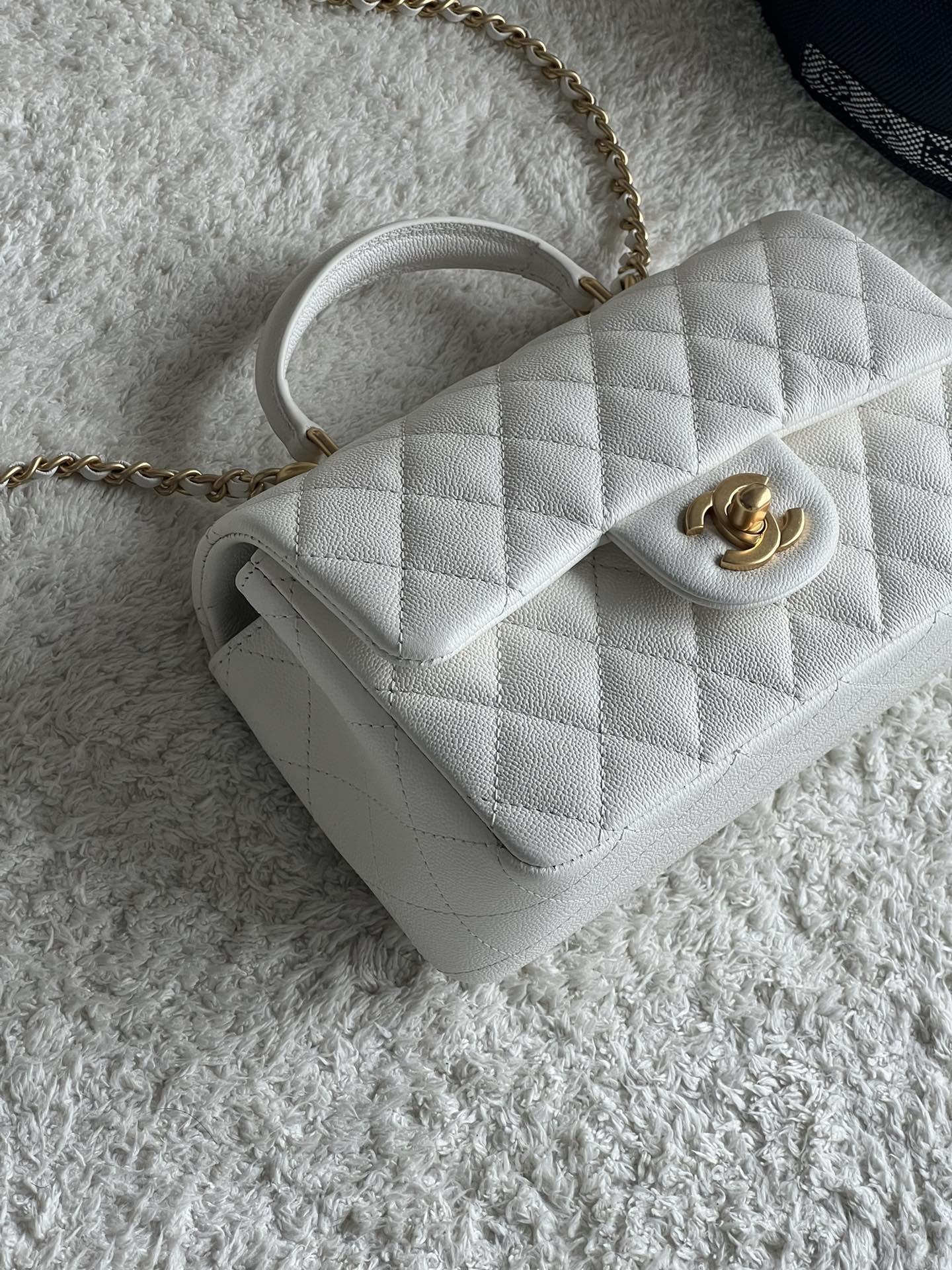 Ch@nel Flap Bag Mini CF handle -20*13*9cm