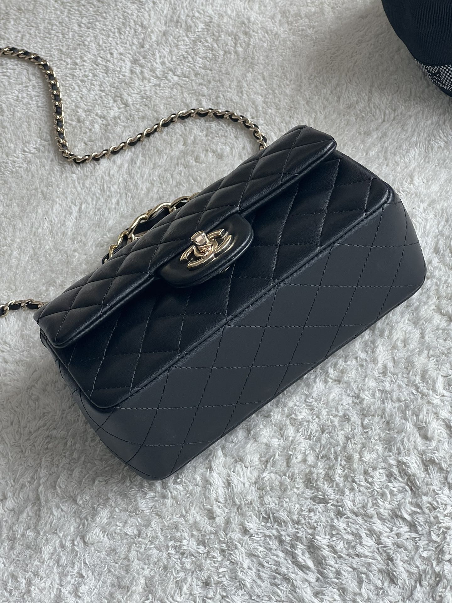 Ch@nel Flap Bag Mini CF handle -20*12*6cm