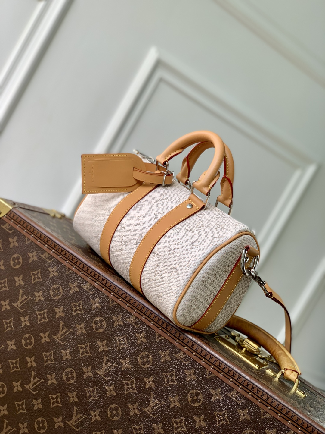 Lv Keepall Bandoulière 25-15*11*25CM