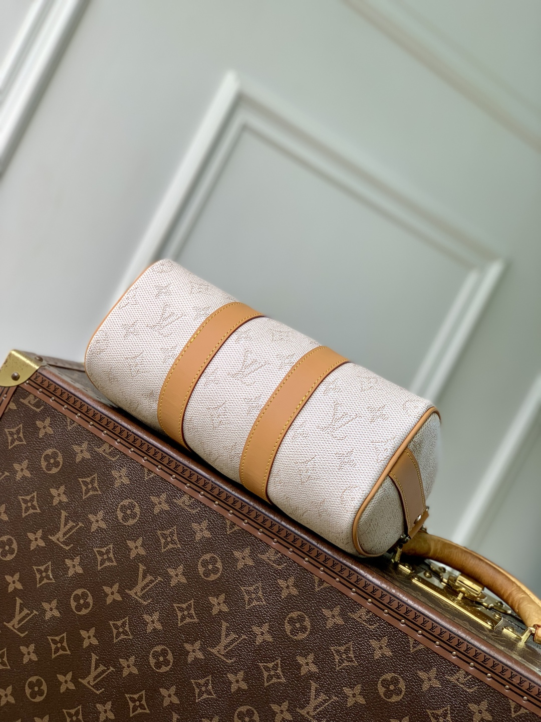 Lv Keepall Bandoulière 25-15*11*25CM