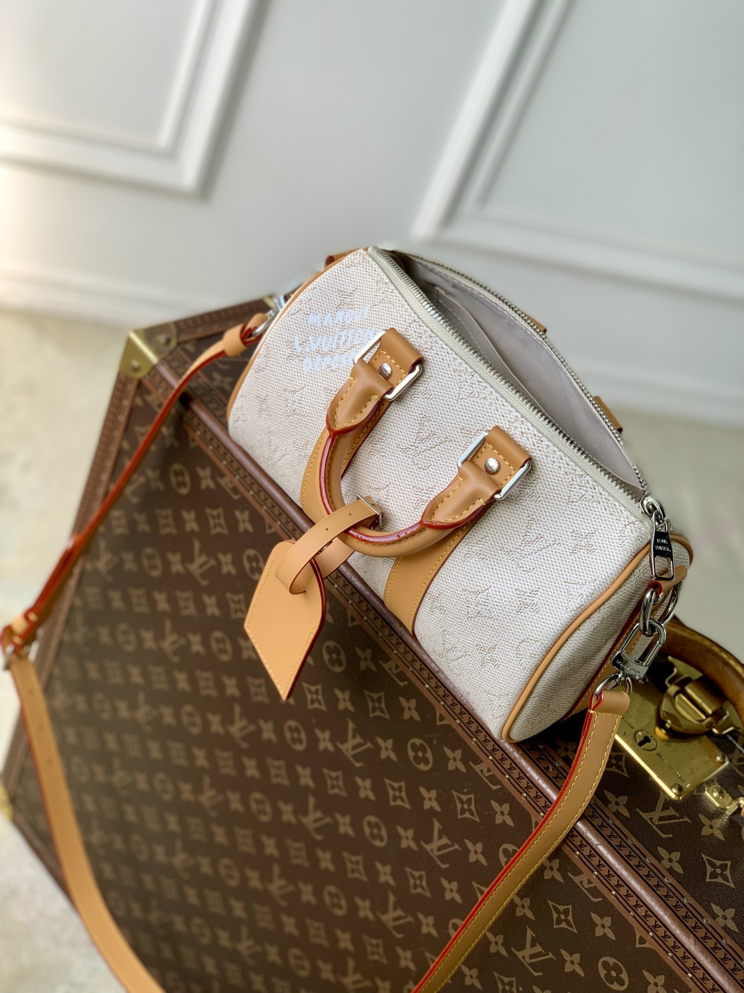Lv Keepall Bandoulière 25-15*11*25CM