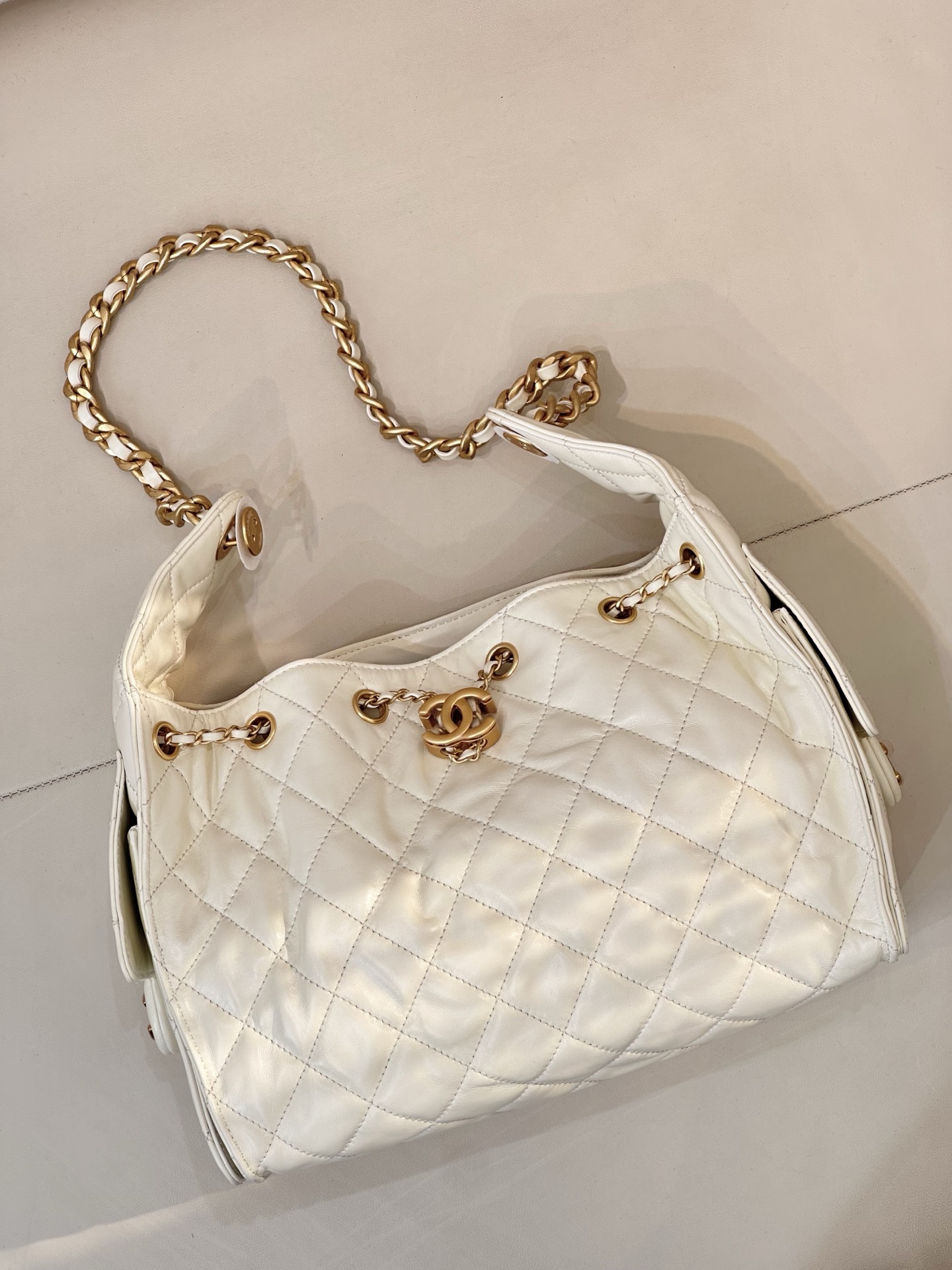 Ch@nel 2025SS Hobo Bag-30x26x14CM