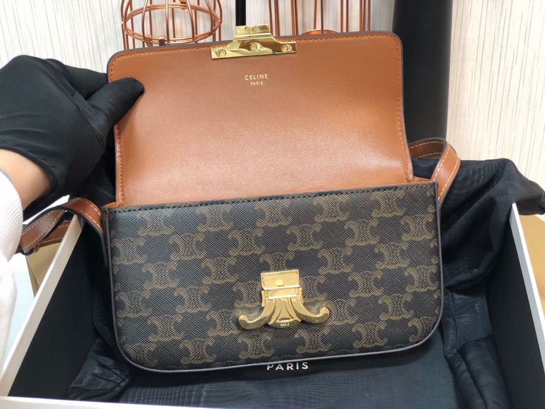 Celin Triomphe Shoulder Bag 2021S-20*10*4CM