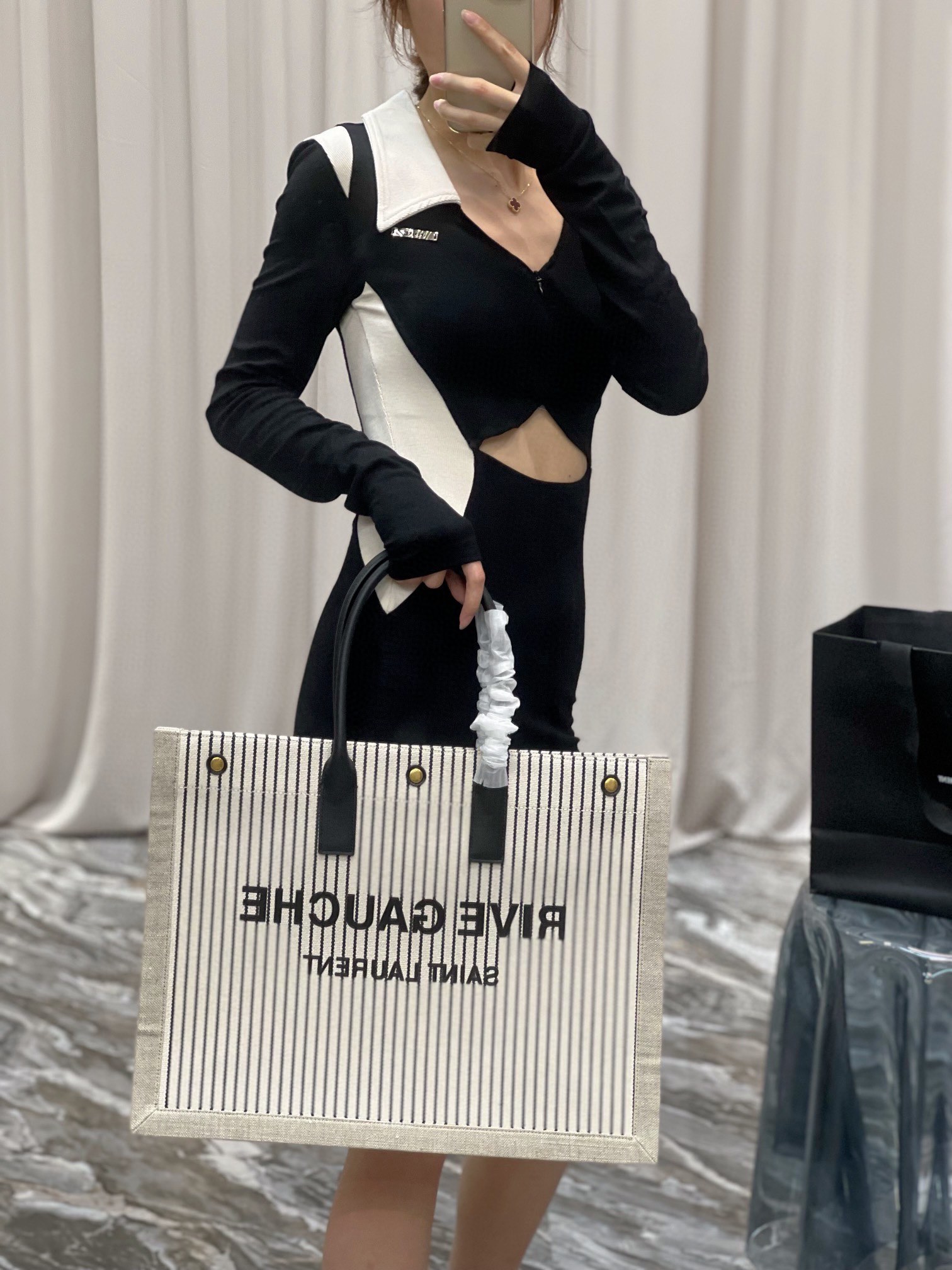 Y*L rive gauche tote bag-48*36*16cm